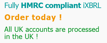HM Revenue & Customs. Fully HMRC compliant iXBRL. Order today!